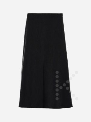 Ankle Length Long Skirt (Black)