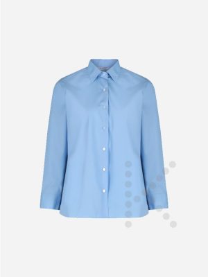 Long Sleeve Blue Blouse (Twin Pack)