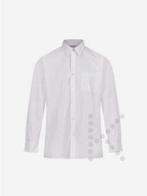 Long Sleeve White Shirts (Twin Pack)