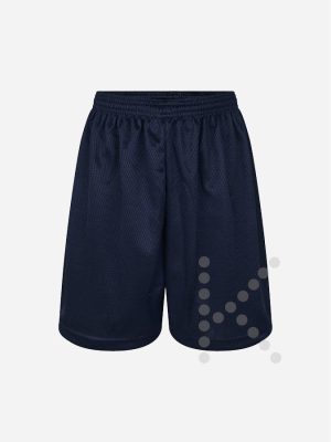 Mesh P.E Shorts (Navy)