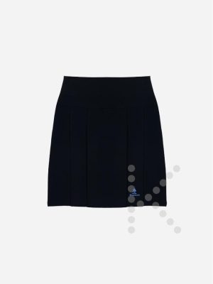 Front Panel Pleated Skirt