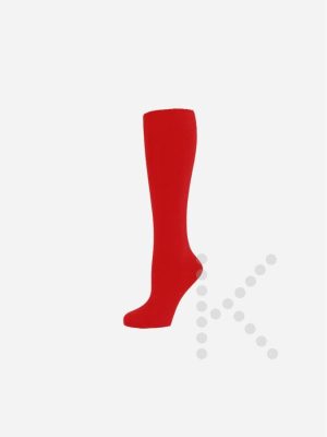 Knee High Socks (Red) - 2 Pack