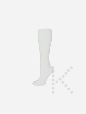 Knee High Socks (White) - 2 Pack