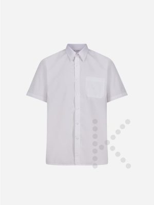 Short Sleeve White Shirts (Twin Pack)