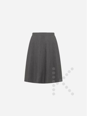 Sitched Down Knife Pleat Skirt