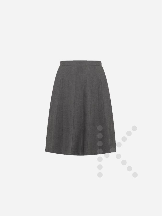 Sitched Down Knife Pleat Skirt