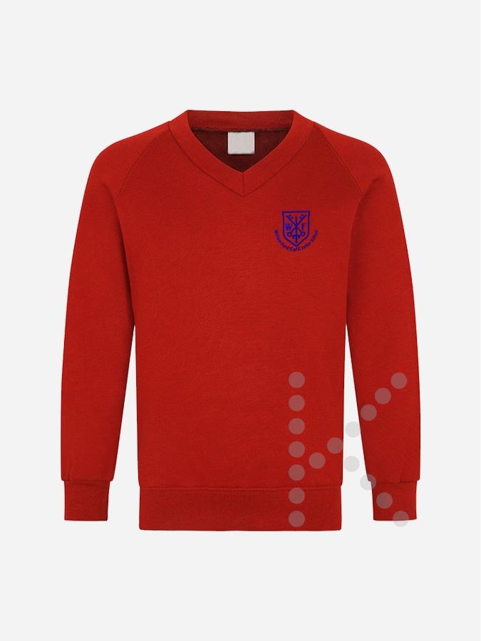 V Neck Sweatshirt