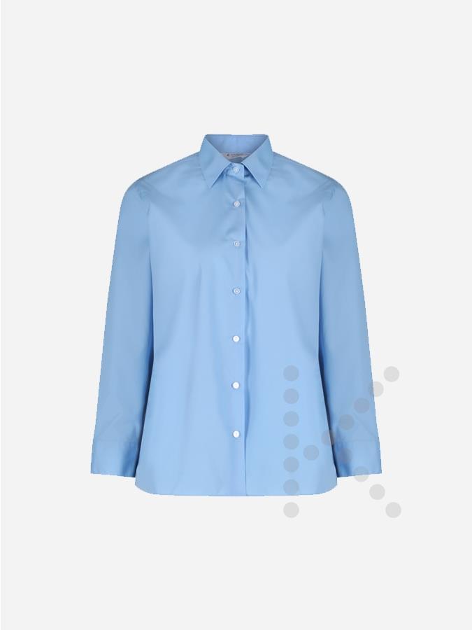 Long Sleeve Blue Blouse (Twin Pack)
