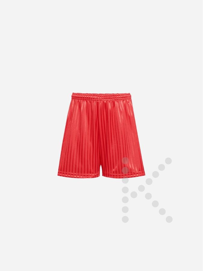 Shadow Stripe P.E. Shorts (Red)