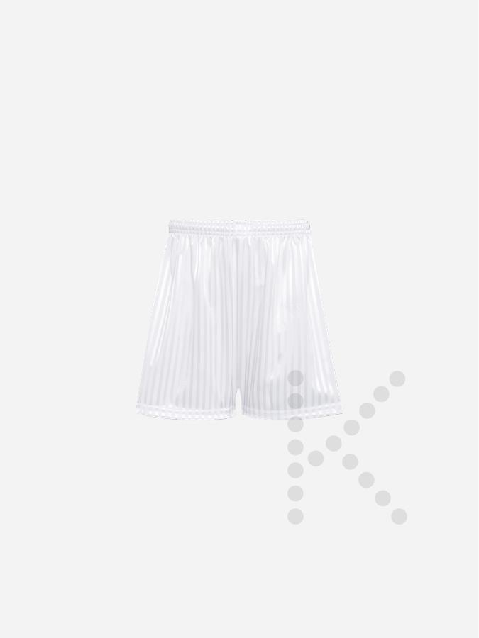 Shadow Stripe P.E. Shorts (White)